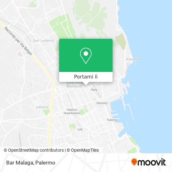 Mappa Bar Malaga