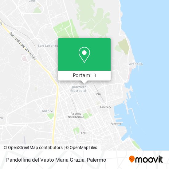 Mappa Pandolfina del Vasto Maria Grazia