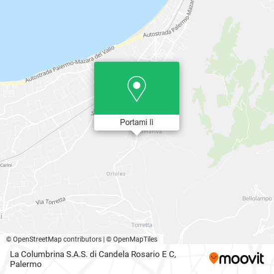 Mappa La Columbrina S.A.S. di Candela Rosario E C