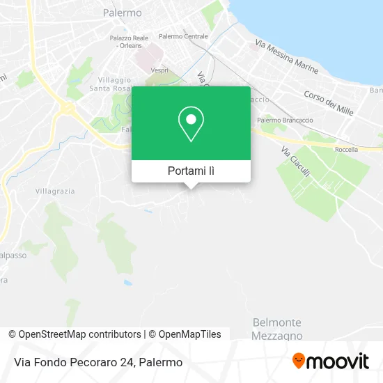 Mappa Via Fondo Pecoraro  24