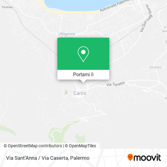 Mappa Via Sant'Anna / Via Caserta