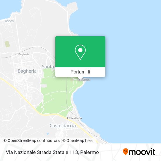Mappa Via Nazionale Strada Statale 113