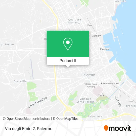 Mappa Via degli Emiri 2