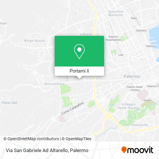 Mappa Via San Gabriele Ad Altarello