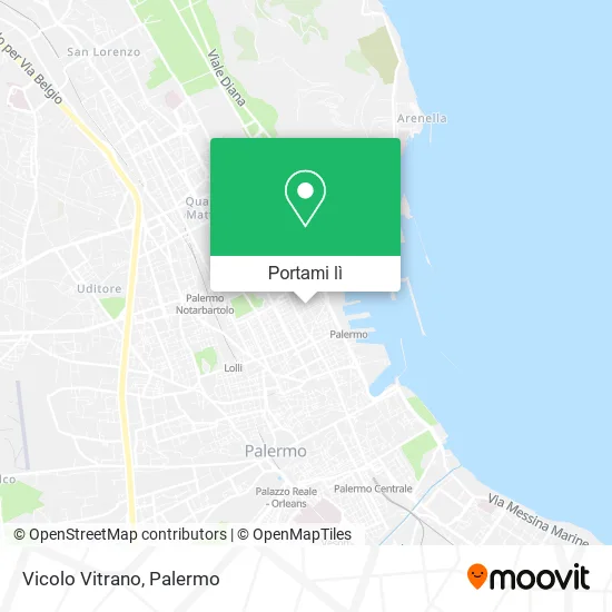 Mappa Vicolo Vitrano