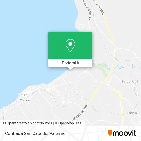 Mappa Contrada San Cataldo