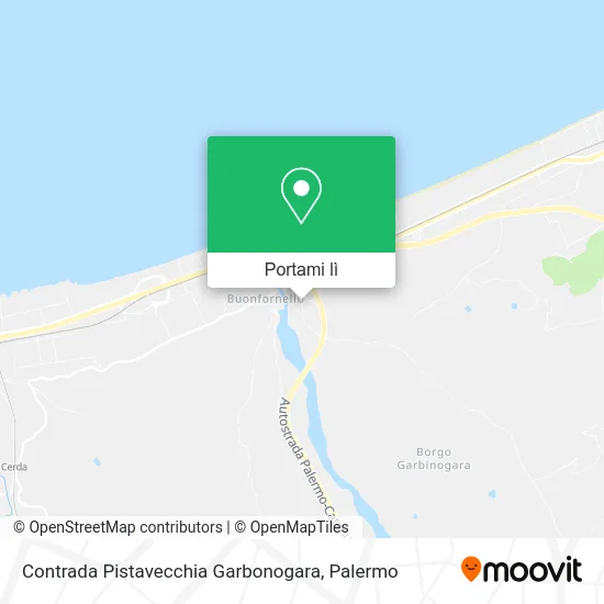 Mappa Contrada Pistavecchia Garbonogara