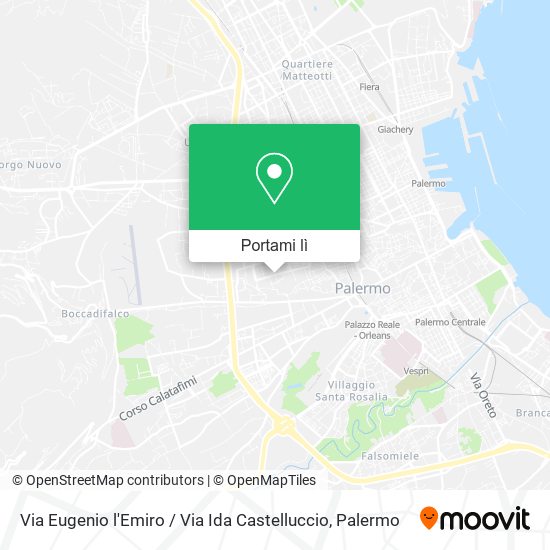 Mappa Via Eugenio l'Emiro / Via Ida Castelluccio