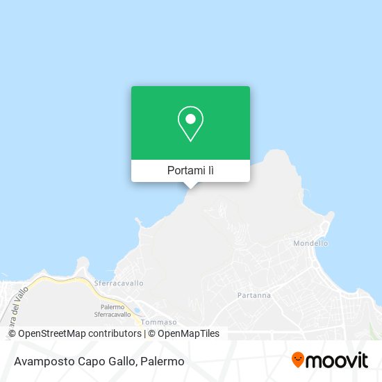 Mappa Avamposto Capo Gallo
