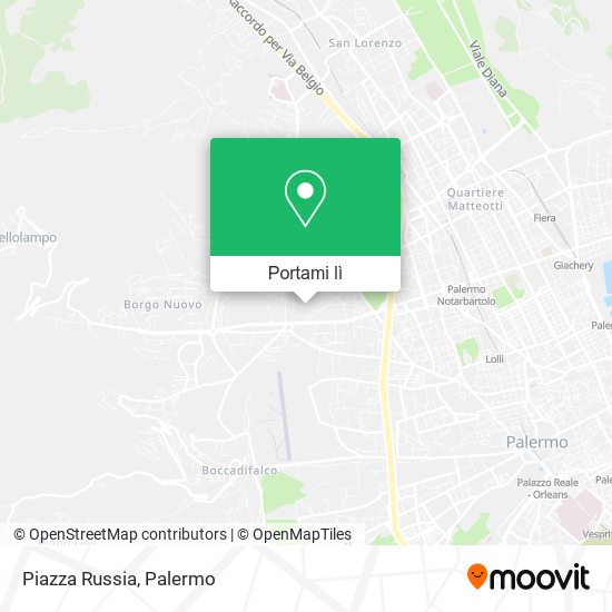 Mappa Piazza Russia