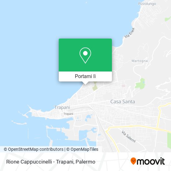 Mappa Rione Cappuccinelli - Trapani
