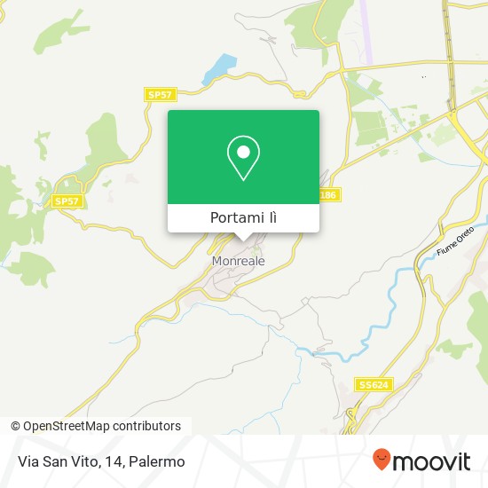 Mappa Via San Vito, 14