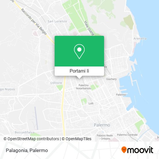 Mappa Palagonia