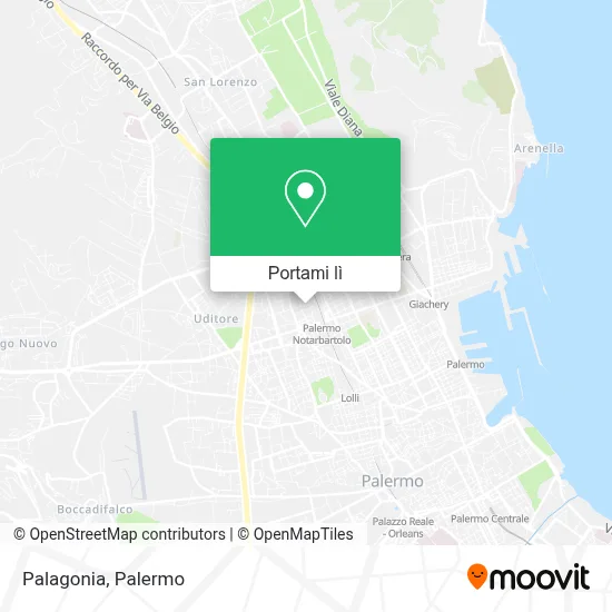 Mappa Palagonia