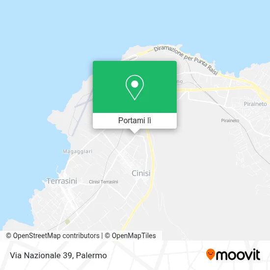 Mappa Via Nazionale 39