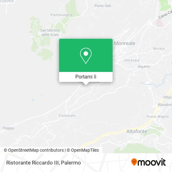 Mappa Ristorante Riccardo III