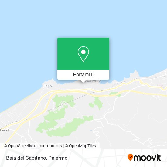 Mappa Baia del Capitano