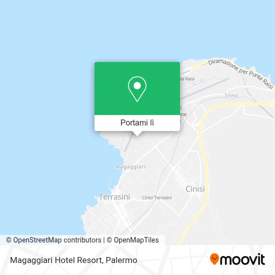 Mappa Magaggiari Hotel Resort