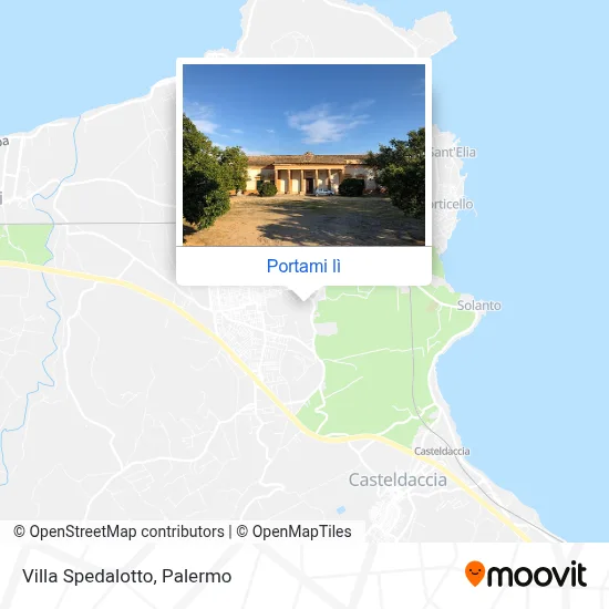 Mappa Villa Spedalotto