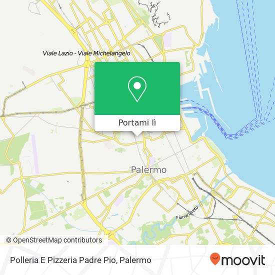 Mappa Polleria E Pizzeria Padre Pio