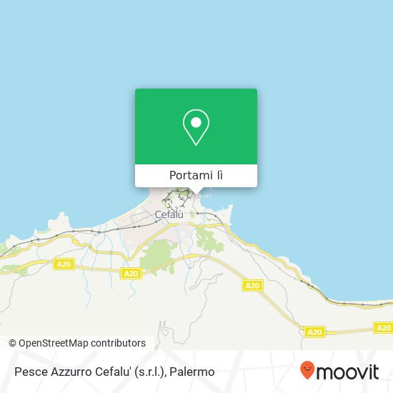 Mappa Pesce Azzurro Cefalu' (s.r.l.)