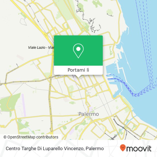 Mappa Centro Targhe Di Luparello Vincenzo