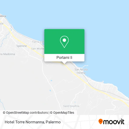 Mappa Hotel Torre Normanna