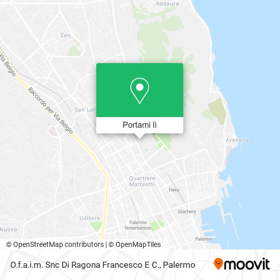 Mappa O.f.a.i.m. Snc Di Ragona Francesco E C.