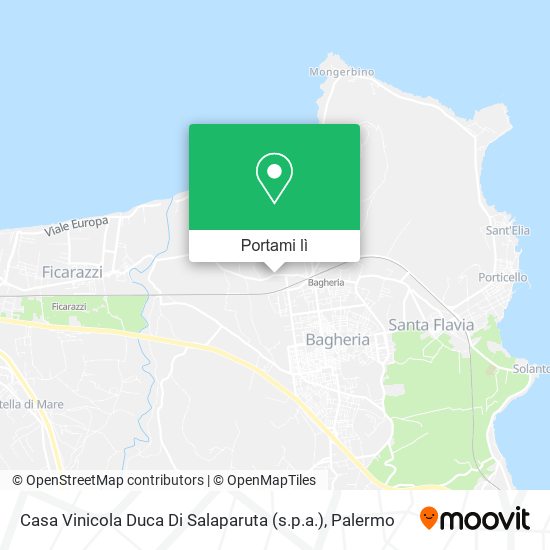 Mappa Casa Vinicola Duca Di Salaparuta (s.p.a.)