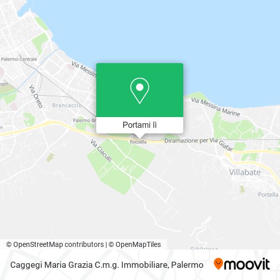 Mappa Caggegi Maria Grazia C.m.g. Immobiliare