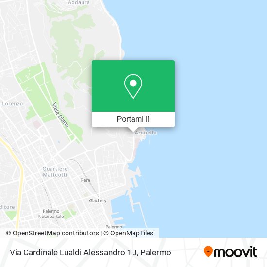 Mappa Via Cardinale Lualdi Alessandro 10