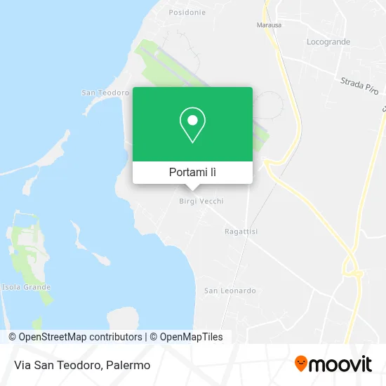 Mappa Via San Teodoro