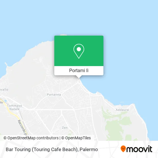 Mappa Bar Touring (Touring Cafe Beach)
