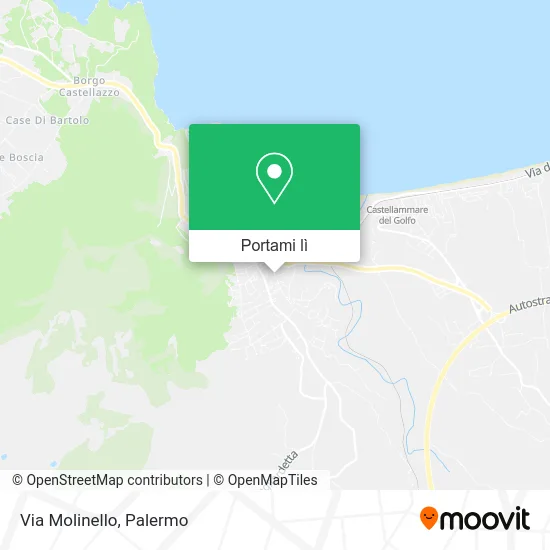 Mappa Via Molinello