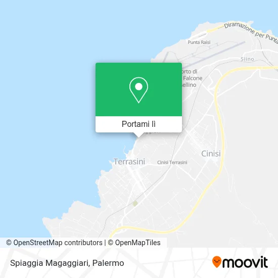 Mappa Spiaggia Magaggiari