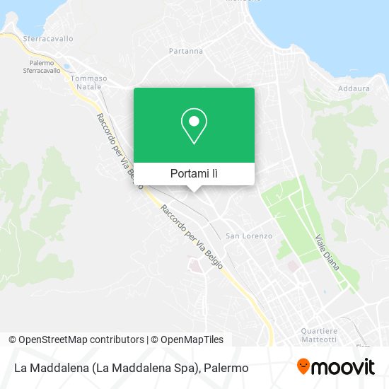 Mappa La Maddalena (La Maddalena Spa)