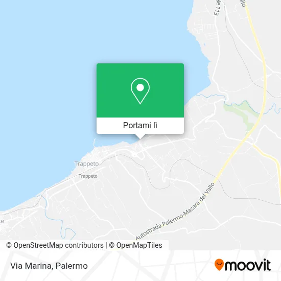 Mappa Via Marina