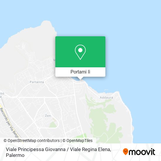 Mappa Viale Principessa Giovanna / Viale Regina Elena