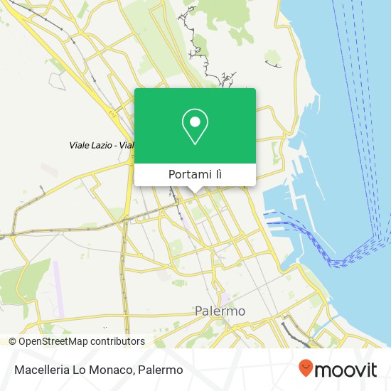 Mappa Macelleria Lo Monaco