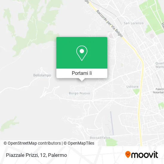 Mappa Piazzale Prizzi, 12