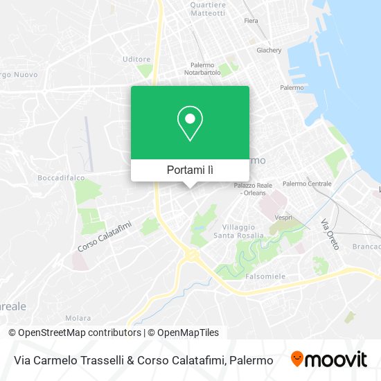 Mappa Via Carmelo Trasselli & Corso Calatafimi