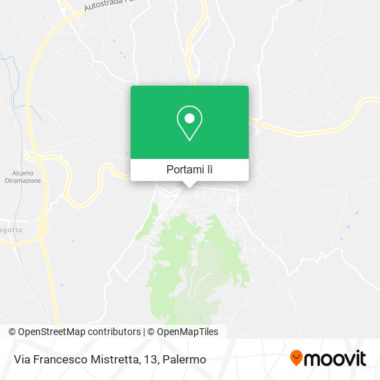 Mappa Via Francesco Mistretta, 13