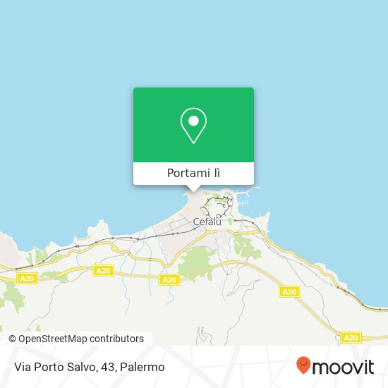 Mappa Via Porto Salvo, 43