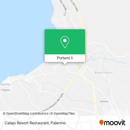 Mappa Calajo Resort Restaurant