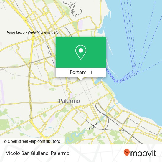 Mappa Vicolo San Giuliano