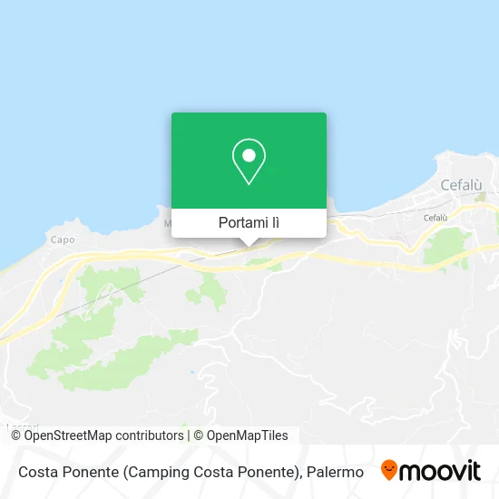 Mappa Costa Ponente (Camping Costa Ponente)