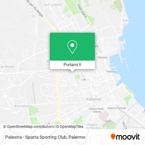 Mappa Palestra - Sparta Sporting Club