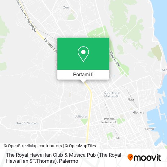 Mappa The Royal Hawai'Ian Club & Musica Pub (The Royal Hawai'Ian ST.Thomas)