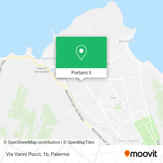 Mappa Via Vanni Pucci, 1b