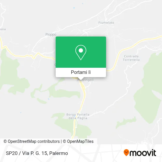 Mappa SP20 / Via P. G. 15